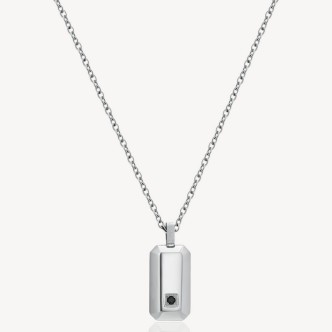 1 - Collana uomo Brosway Forge BGF01 Acciaio 316L piastrina