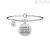 Kidult bracelet 731464 316L steel pendant with phrase Free Time collection