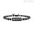 Kidult bracelet 731406 Onyx plate and written Respect Philosophy collection