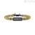 Kidult 731405 wooden bracelet with "Rebel" plate Philosophy collection