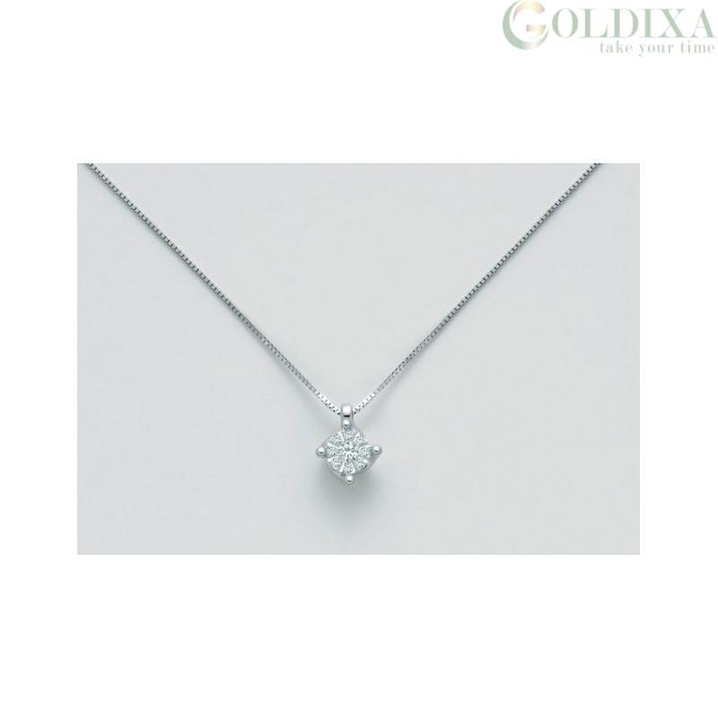 Collana Donna Miluna Punto Luce ORO 750 con diamanti CLD4105