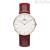 Daniel Wellington watch only time unisex analog leather Classic Suffolk leather strap DW00100122