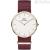 Daniel Wellington watch only time unisex analogue Classic Roselyn fabric strap DW00100267
