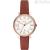 Fossil watch woman analog leather strap model Jacqueline ES4413