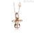 Suonamore necklace Le Bebè SNM002 chain in Sterling Silver and rose gold plated pendant