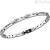 Zancan man EHB139 bracelet in 316L stainless steel with Black spinels Hi Teck collection