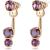 BFF74 woman Brosway earrings in brass and Swarovski Affinity collection