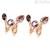 BFF79 woman Brosway earrings in brass and Swarovski Affinity collection