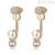 BFF75 women's Brosway earrings in brass and Swarovski Affinity collection