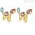 BFF80 women's Brosway earrings in brass and Swarovski Affinity collection