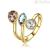 BFF86B women's Brosway ring in brass and Swarovski Affinity collection