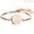 BHK52 Brosway bracelet in stainless steel Rose gold with ladybug engraved Chakra collection