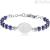 BHK218 Brosway bracelet with blue lapis lazuli and Chakra collection with Virgin Mary in steel collection