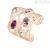 BDY39B Brosway ring in PVD steel Rose gold with Swarovski Destiny collection