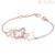 Brosway BOW12 bracelet in PVD steel Pink gold and Swarovski Flow collection