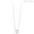 Brosway BRF02 necklace in PVD steel Rose gold and Swarovski collection Riflessi