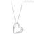 Brosway BFM05 heart necklace in steel and crystals Frame collection