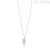Roberto Giannotti Necklace GIA310 Silver wing with white zircons