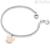 Bracelet Roberto Giannotti GIA339 angel in white and rosé silver with white zircons