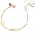 Bracelet Roberto Giannotti NKT245 ladybug and angel in 9Kt yellow gold Babies collection