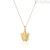 Roberto Giannotti NKT263 necklace with 9 Kt yellow gold angel and diamond