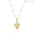 Roberto Giannotti NKT264 necklace with 9 Kt yellow gold angel and diamond