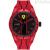 Scuderia Ferrari watch only time analog man silicone strap RedRev collection FER0830496