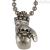 Pietro Ferrante Necklace CA2882 pendant with boxing glove and bronze skull Pesky collection