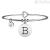 Kidult bracelet 231555B in 316L steel pendant with letter B Symbols collection
