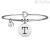 Kidult bracelet 231555S in 316L steel pendant with letter S Symbols collection