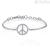 BHK268 Brosway bracelet in 316L steel and Swarovski crystals with a symbol of peace Chakra collection