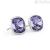 Brosway BRT21 steel earrings with Swarovski crystals tanzanite B-TRING collection