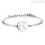 BHK15 Brosway bracelet in 316L stainless steel and Swarovski crystals with Lion zodiac sign Chakra engraved collection