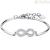Brosway bracelet BHK68 Infinite symbol in 316L stainless steel and Swarovski crystals collection Chakra