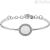 BHK300 Brosway bracelet round 316L steel medallion with Swarovski Chakra collection