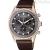 Citizen Eco Drive watch only time analog man leather strap AT2393-17H