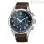 Watch Citizen Chronograph steel man analog leather strap CA4420-13L Military