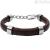 Fossil Bracelet JF03106040 man brown leather with steel Vintage Casual
