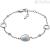 Fossil woman JF03075998 bracelet in stainless steel with crystals Iconic Vintage