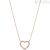 Fossil necklace woman JF03086791 in steel with crystals Vintage Iconic collection