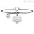 Kidult bracelet 731082 Ape pendant in stainless steel 316L with crystals collection Animal Plane