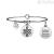 Kidult bracelet 731065 pendant with Infinite knot in 316L steel Symbols collection