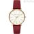 Clock Micheal Kors woman steel Only time analog leather MK2749 Pyper strap