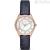 Watch Micheal Kors woman steel Only time analog leather strap MK2757 Lauryn