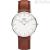 Watch Daniel Wellington steel only time unisex analog leather strap DW00100052 Classic St Waves