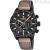 Festina steel watch Man chronograph leather strap F20359 / 1