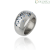 Anello Breil TJ2634 in acciaio lucido con cristalli collezione Illusion