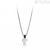 Brosway man necklace BGN02 cross in 316L steel with PVD Black collection Sign