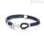 Brosway BRN16B bracelet in blue leather with 316L steel anchor and Swarovski Marine collection