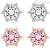Swarovski woman earrings 5071152 with crystals Botanic collection
